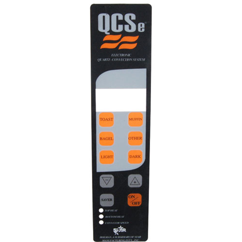 (image for) Star Mfg 201813 LABEL,CONTROL PANEL , QCSE